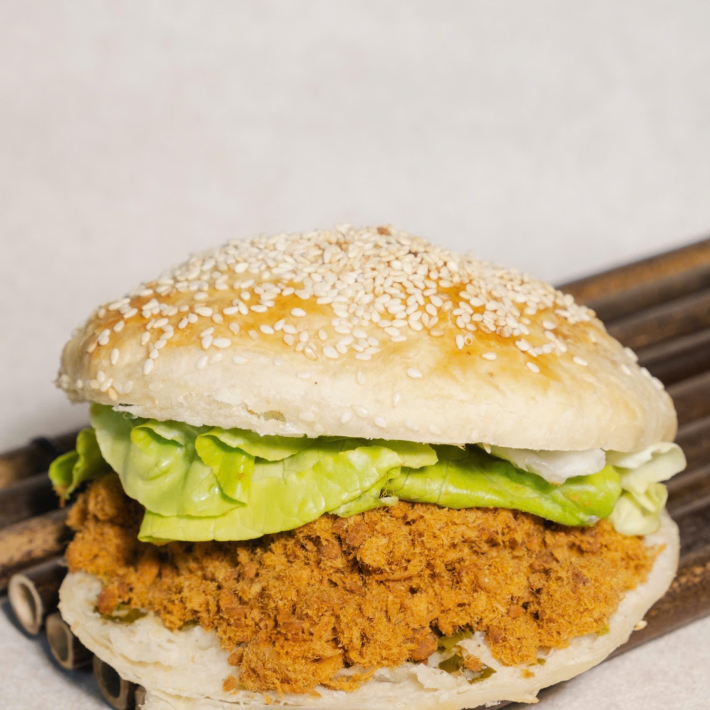 Hành nướng chà bông 