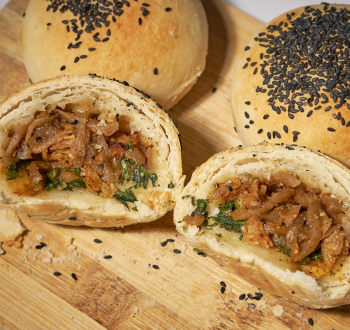 Bánh bao nướng chay